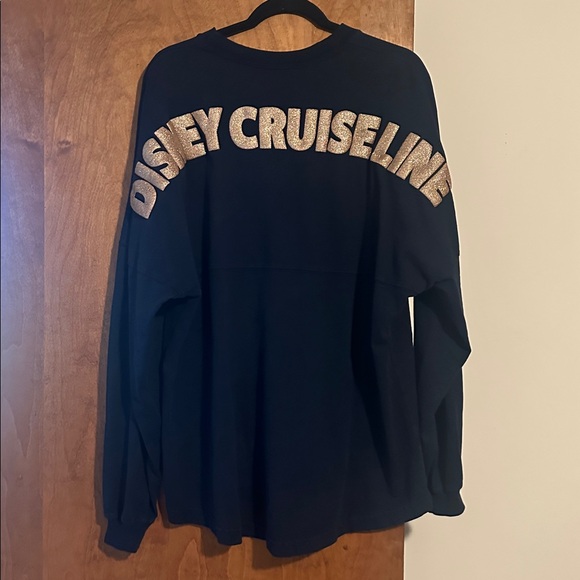 Disney Cruise Line Spirt Jersey Blue and Rose Gold Glitter Size Large DCL Merch - Picture 5 of 6